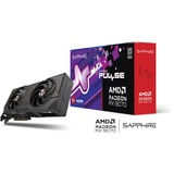 SAPPHIRE Radeon RX 9070 Pulse, Grafikkarte schwarz, RDNA4, GDDR6, 2x DisplayPort, 2x HDMI