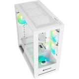 Sharkoon Rebel C60 RGB , Tower-Gehäuse weiß, Tempered Glass