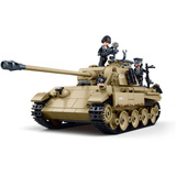Sluban ModelBricks Panzerkampfwagen V Panther Ausführung G, Konstruktionsspielzeug 