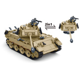 Sluban ModelBricks Panzerkampfwagen V Panther Ausführung G, Konstruktionsspielzeug 