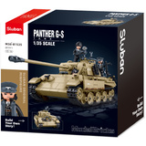 Sluban ModelBricks Panzerkampfwagen V Panther Ausführung G, Konstruktionsspielzeug 