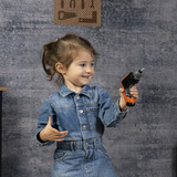 Smoby Black+Decker Werkbank mit Kran, Kinderwerkzeug 