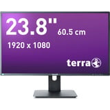 TERRA 2456W PV V4, LED-Monitor 60.5 cm (23.8 Zoll), schwarz (matt), FullHD, IPS, HDMI, DP, USB-C, Lautsprecher