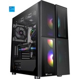 Thermaltake Telesto Black, Gaming-PC schwarz, Windows 11 Home 64-Bit