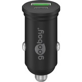 goobay Dual-USB Auto-Schnellladegerät 45 Watt, PD schwarz, 1x USB-C, 1x USB-A, Power Delivery, 12 / 24 Volt