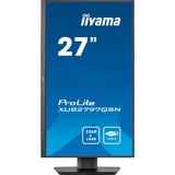 iiyama ProLite XB2797QSNP-B1, LED-Monitor 68.5 cm (27 Zoll), schwarz (matt), QHD, IPS, HDMI, DP, USB-C, USB-Hub, Daisy Chain, KVM