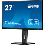 iiyama ProLite XB2797QSNP-B1, LED-Monitor 68.5 cm (27 Zoll), schwarz (matt), QHD, IPS, HDMI, DP, USB-C, USB-Hub, Daisy Chain, KVM