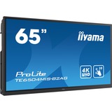 iiyama TE6504MIS-B2AG, Public Display schwarz, USB-C, UltraHD/4K, HDMI