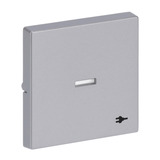0 Busch-J. Wippe mit Aufdruck alusilber 1789 ST-83 aluminium, Retail