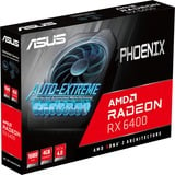 ASUS Radeon RX 6400 PH, Grafikkarte RDNA 2, GDDR6, 1x DisplayPort, 1x HDMI