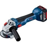 Bosch Akku-Combo Kit GSB 18V-45 + GWS 18V-10 + GBH 18V-22, Bohrhammer blau, 2x Li-Ionen Akku 5,0Ah, 1x Li-Ion Akku ProCORE18V 5,5Ah, Werkzeugtasche
