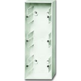 Busch-Jaeger Aufputzgehäuse 3-fach zur Aufnahme von Einsätzen 1703-884 weiß (matt), Retail