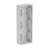 Busch-Jaeger Aufputzgehäuse 3-fach zur Aufnahme von Einsätzen 1703-884 weiß (matt), Retail