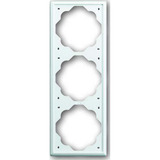 Busch-Jaeger Rahmen dreifach, Kunststoff, Thermoplast, glänzend, Unterputzmontage, IP20, 81x223x6 mm Retail