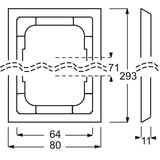 Busch-Jaeger Rahmen vierfach Retail
