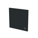 Busch-Jaeger Wippe geschlossen mit Symbol Klingel schwarz, Retail