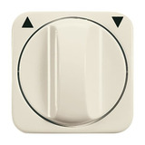 Busch-Jaeger Zentralscheibe Jalousie mit Drehgriff, Abdeckung weiß, Retail