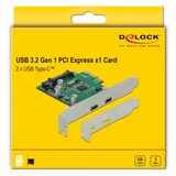DeLOCK PCIe x1 > 2x extern SuperSpeed USB 3.2 Gen 1, USB-Controller 