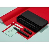 Faber-Castell Hexo Set: Füller M und Kugelschreiber schwarz matt schwarz (matt)