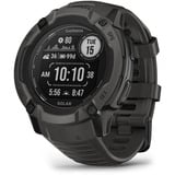 Garmin Instinct 2X Solar, Smartwatch dunkelgrau, 55 mm, Silikon-Armband