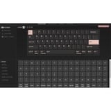 Keychron V4, Gaming-Tastatur schwarz/blaugrau, DE-Layout, Keychron K Pro Red, Hot-Swap, RGB