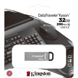 Kingston DataTraveler Kyson 32 GB, USB-Stick silber, USB-A 3.2 Gen 1