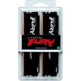Kingston FURY DIMM 16 GB DDR5-6000 (2x 8 GB) Dual-Kit, Arbeitsspeicher schwarz, KF560C30BBK2-16, Fury Beast, INTEL XMP