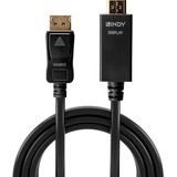Lindy Adapterkabel DisplayPort > HDMI 10,2 Gbit/s schwarz, 2 Meter