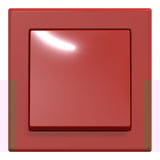 Merten Jumbo Schalter mit Wippe Wechselschalter Komplettgerät rot, Retail