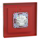 Merten Jumbo Schalter mit Wippe Wechselschalter Komplettgerät rot, Retail