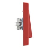 Merten Jumbo Schalter mit Wippe Wechselschalter Komplettgerät rot, Retail