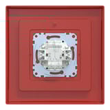 Merten Jumbo Schalter mit Wippe Wechselschalter Komplettgerät rot, Retail