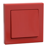 Merten Jumbo Schalter mit Wippe Wechselschalter Komplettgerät rot, Retail