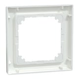 Merten Rahmen einfach, Thermoplast brillant, antibakteriell, glänzend, Typ 478125 weiß (glänzend), Retail