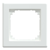 Merten Rahmen einfach, Thermoplast brillant, antibakteriell, glänzend, Typ 478125 weiß (glänzend), Retail
