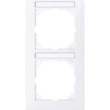 Merten Rahmen zwei fach weiß, Retail