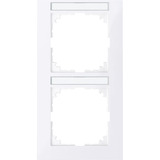 Merten Rahmen zwei fach weiß, Retail