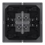 Merten Wippe Edelstahl Rollladenschalter Typ MEG3855-6036, einteilige Wippe, lackiert edelstahl, Retail