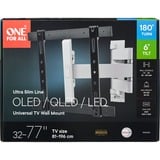 ONE FOR ALL TV-Wandhalterung Drehbar schwarz/weiß