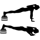 Schildkröt Fitness Stepper, Fitnessgerät schwarz/grau