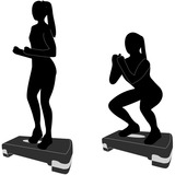 Schildkröt Fitness Stepper, Fitnessgerät schwarz/grau