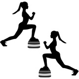 Schildkröt Fitness Stepper, Fitnessgerät schwarz/grau