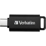 Verbatim Store 'n' Go USB-C 64 GB, USB-Stick schwarz/grau, USB-C 3.2 Gen1