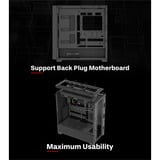 Xilence Flux X916.ARGB, Tower-Gehäuse schwarz, Tempered Glass