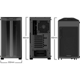 be quiet! PURE Base 500 FX, Tower-Gehäuse schwarz, Tempered Glass