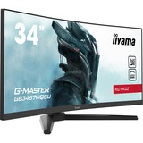 iiyama GB3467WQSU-B1, Gaming-Monitor 86 cm(34 Zoll), schwarz, AMD Free-Sync, UWQHD, VA, 165Hz Panel