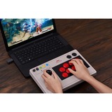8BitDo Arcade Stick, Joystick grau