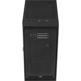 Aerocool Graphite-G-BK-v1, Tower-Gehäuse schwarz, Seitenteil aus gehärtetem Glas