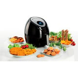 Ariete Airy Fryer XXL , Heißluftfritteuse schwarz, 1.800 Watt, Korb 7 Liter
