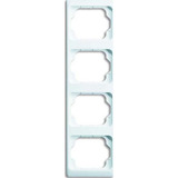 Busch-Jaeger Rahmen vierfach senkrecht weiß, Retail